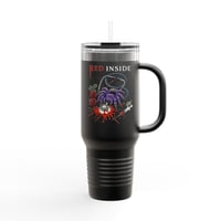 Image 2 of Red Inside - Bloody Stethoscope Insulated Travel Mug 40oz
