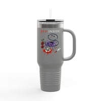 Image 4 of Red Inside - Bloody Stethoscope Insulated Travel Mug 40oz