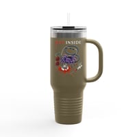Image 6 of Red Inside - Bloody Stethoscope Insulated Travel Mug 40oz