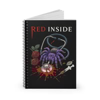 Image 1 of Red Inside - Bloody Stethoscope Spiral Notebook
