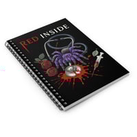 Image 3 of Red Inside - Bloody Stethoscope Spiral Notebook