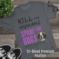 Image 6 of Spare the Dogs (St. Bernard) Tri-Blend Tee