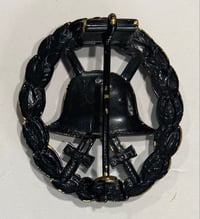 Image 2 of WW1 (Imperial German Empire) Wound Badge (in Black) - Cut Out