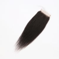 Image 1 of 4x4 RAW KINKY STRAIGHT CLOSURE