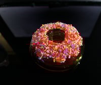 Image 4 of Strawberry Glazed  Glass  Donut Pipe
