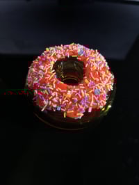 Image 2 of Strawberry Glazed  Glass  Donut Pipe