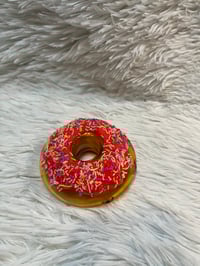 Image 2 of  Glazed Donut Glass Smoking Bowl  Novelty Pipe  Smoke Accessories Glass Hand Pipe