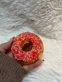 Image 4 of  Glazed Donut Glass Smoking Bowl  Novelty Pipe  Smoke Accessories Glass Hand Pipe