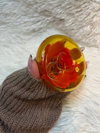 Image 7 of  Glazed Donut Glass Smoking Bowl  Novelty Pipe  Smoke Accessories Glass Hand Pipe