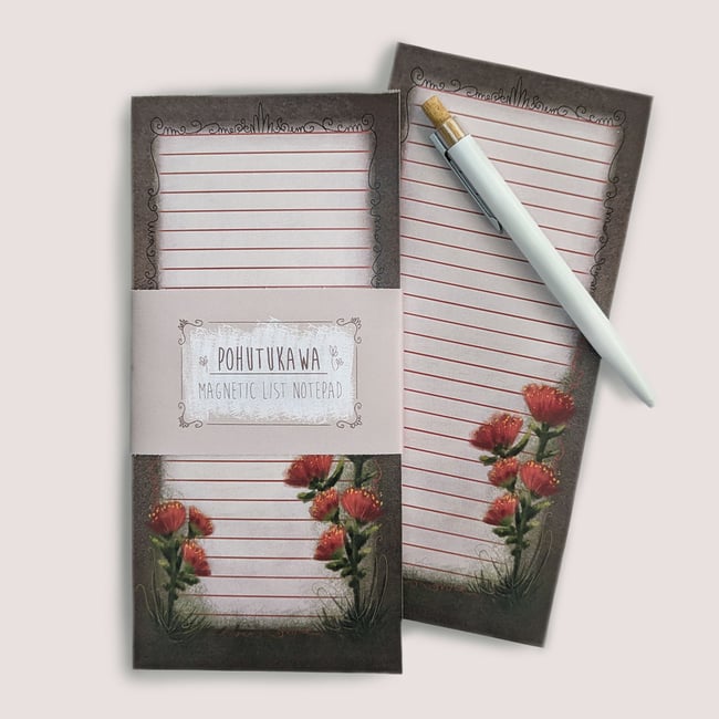 NZ Flower Magnetic Notepads