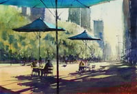 Umbrellas in Union Square 