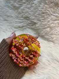 Image 10 of Chocolate Glazed Donut Glass Pipe  Novelty Glass Pipe  Smoke Accessories
