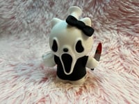 Image 3 of Scream Hello Kitty Silicone Bong Halloween Tobacco Pipe Girly Hand Pipe