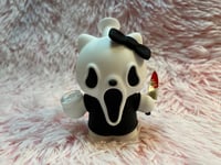 Image 5 of Scream Hello Kitty Silicone Bong Halloween Tobacco Pipe Girly Hand Pipe