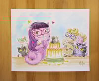 Image 5 of 'The Great Cat Bake Off' Framed Original Painting