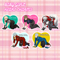 Image 1 of Video Game BBG Heart Charms