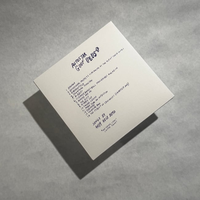 Andy Heck Boyd - Auto Goof Plus (CDr)