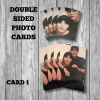 Image 1 of Taehyung & Jungkook Live Photo Cards Double Sided | Bangtan