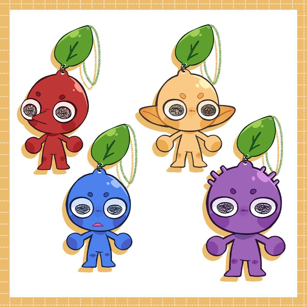 Image of [NEW!!]✧ Pikmin Charms ✧