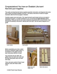 Image 2 of Lilla Loom Assembly Guide