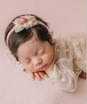 Vintage Rose Baby Headband