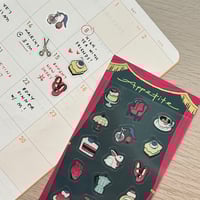 Image 2 of 'Appetite' - Clear Sticker Set