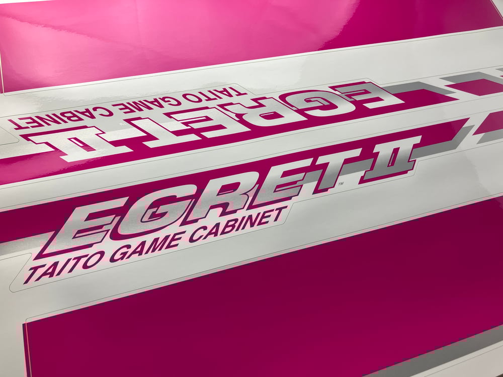 Image of 100% Genuine Taito Egret 2: Candy Cabinet Artworks: Complete Art Set