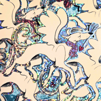 Image 1 of Glittery Cupid Klaus Sticker