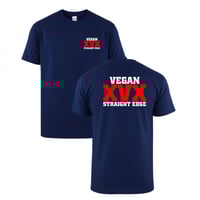 Image 1 of Vegan Straight Edge XVX Tee