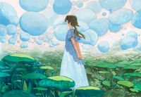 Image 1 of 'BUBBLE RAIN' Signed Art Print