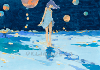 Image 1 of 'SUMMER NIGHTS' Signed Art Print