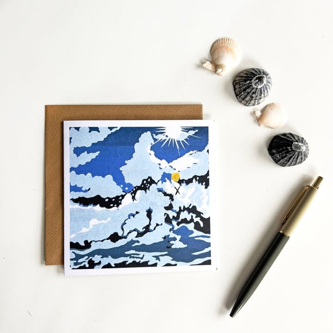 Toes in the Water Greetings Cards