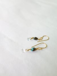 Image 4 of PENDIENTES TURQUESA