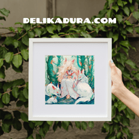 Image 2 of 'KITSUNE' Signed Art Print