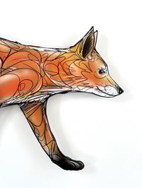Image 2 of FINE ART PRINT " FOX B "
