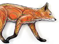 Image 4 of FINE ART PRINT " FOX B "