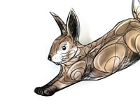 Image 2 of FINE ART PRINT " BUNNY B "