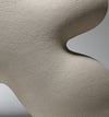Star Man - Hand-Built White Ceramic Sculpture