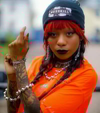 Image 3 of BUZZKILL BEANIE (BLACK)