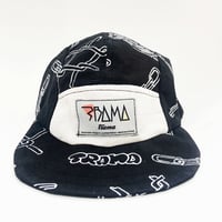 SOFT CAP - FENCE - NOIR - ECRU