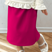 Image 1 of Girls Hot Pink Skirt 