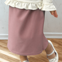 Image 1 of Girls Dusty Rose Skirt 