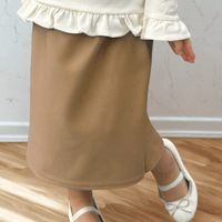 Image 1 of Girls Mocha Skirt 