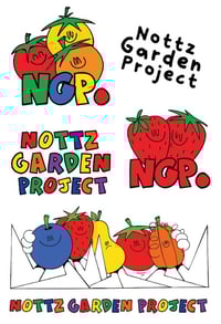 NGP Sticker Sheet WHITE