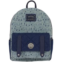 Image 1 of Pokemon x Loungefly - Faux Denim Mini Backpack