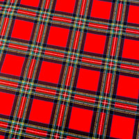 Image 1 of Feminist Tartan fabric <small>(heavy cotton twill)</small>