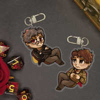 Image 5 of INTERVIEW WITH THE VAMPIRE keychain | Lestat, Armand, Daniel