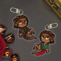 Image 4 of INTERVIEW WITH THE VAMPIRE keychain | Lestat, Armand, Daniel