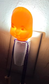 Image 2 of Quirky Vintage Doll Face LED Nightlight