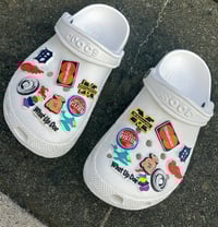 Image 1 of Detroit Theme Croc Charm Set 